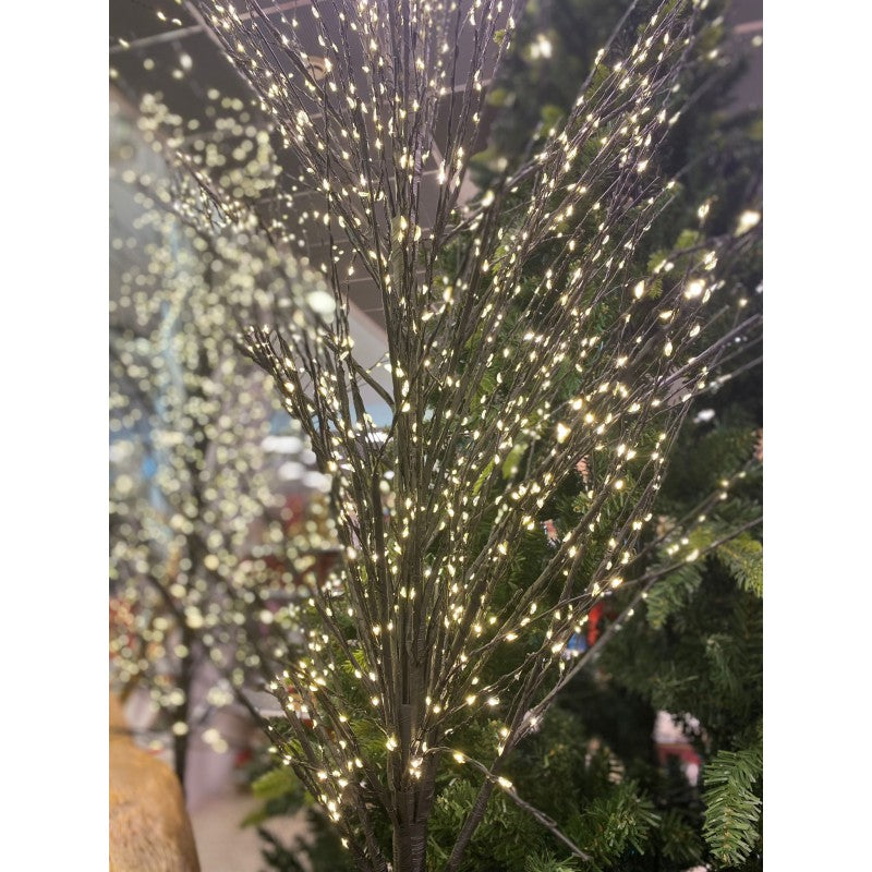 Albero di Natale artificiale Sparkly da esterno con 1480 luci LED | Xone