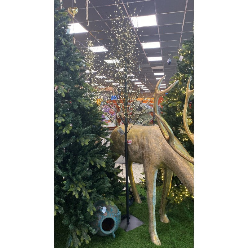 Albero di Natale artificiale Sparkly da esterno con 1480 luci LED | Xone