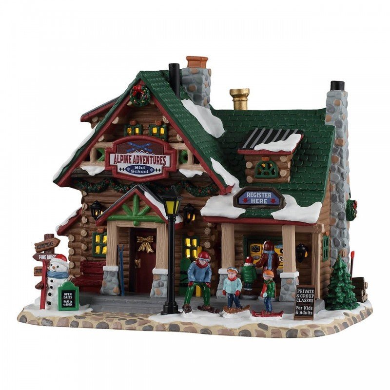 Paesaggio scuola di sci | Lemax - Perrone Shop