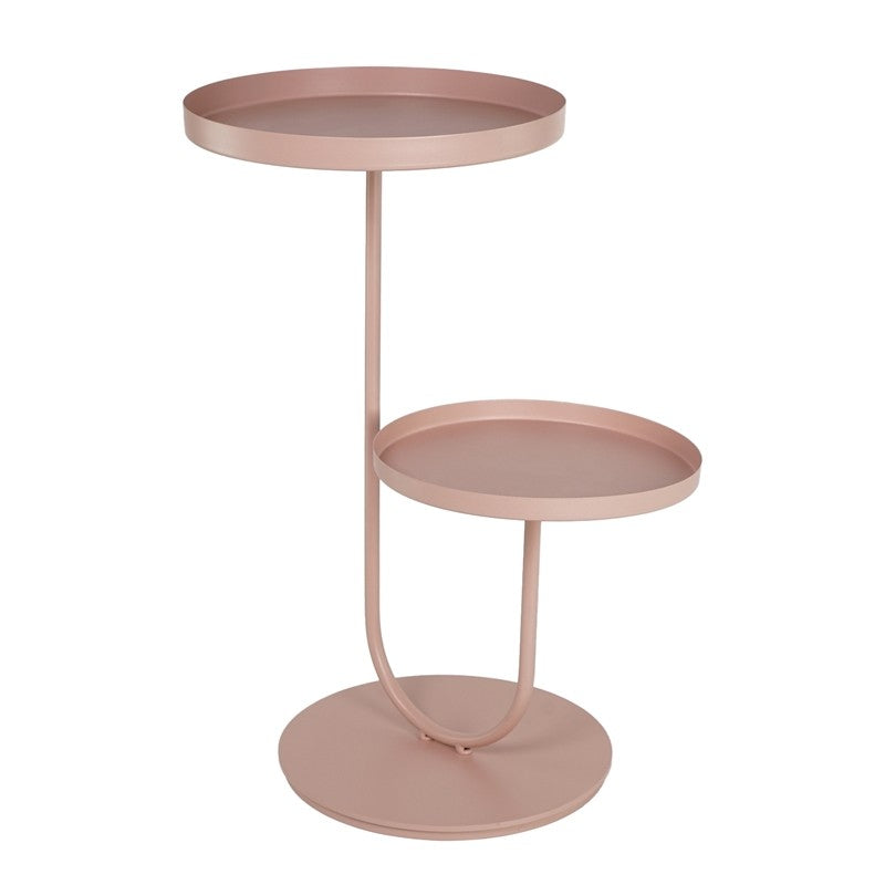 Alzata rosa a 2 ripiani