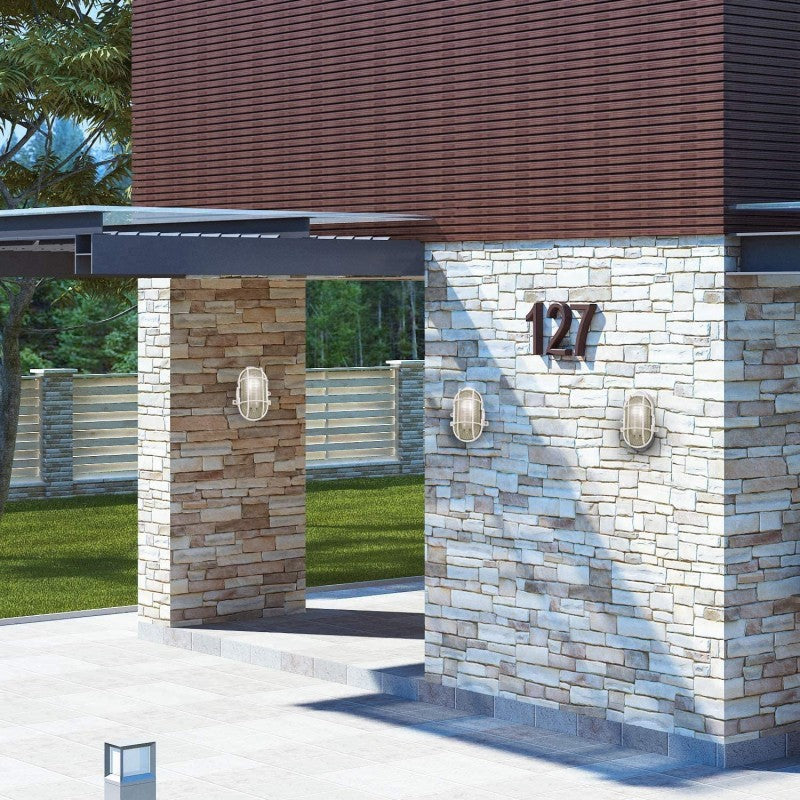 Applique a Parete ovale da esterno