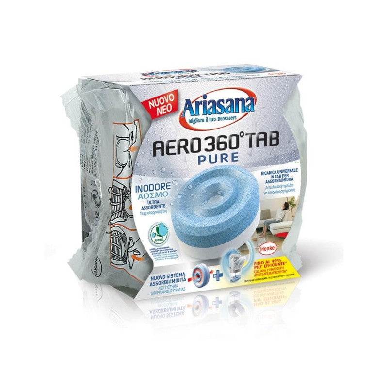 Ariasana ricaricabile aero 360 inodore 2 pz