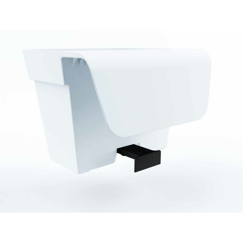 Fioriera da esterno bianca Arke' Balcony Nicoli