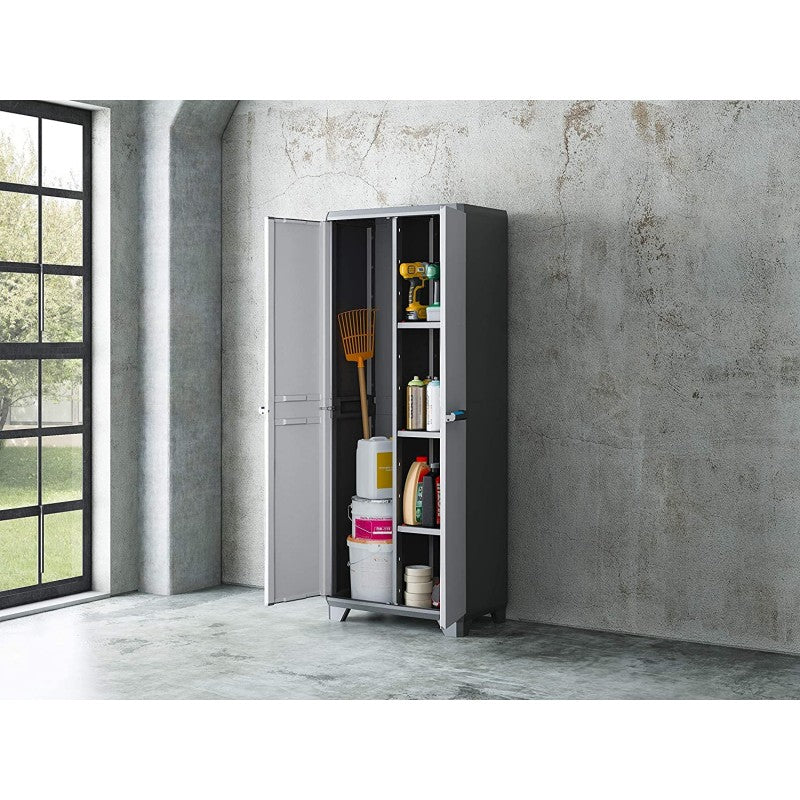 Armadio linear portascope con ripiani | Keter