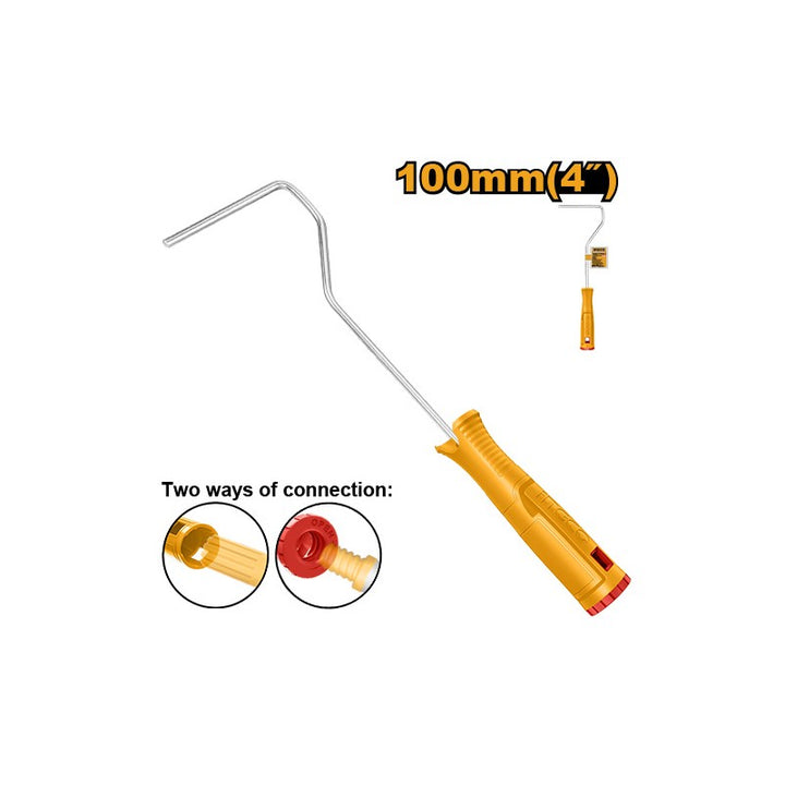 Asta per rullo in microfibra 100 mm – Gambo in acciaio zincato