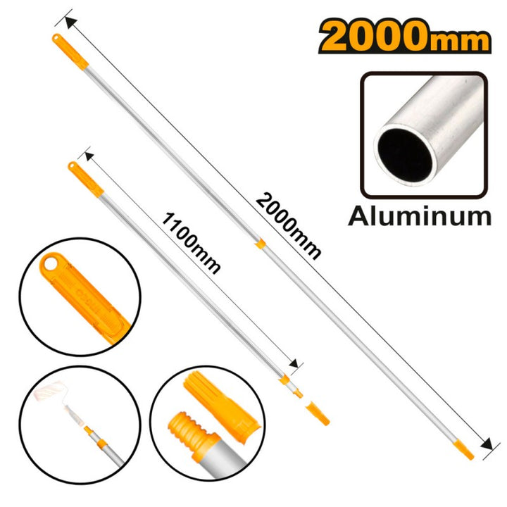 Asta Telescopica 1,10-2 Metri Alluminio
