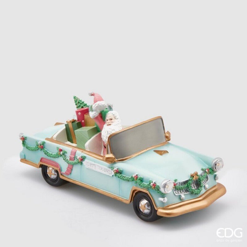 Auto Vintage Babbo Natale con led| EDG - Perrone Shop