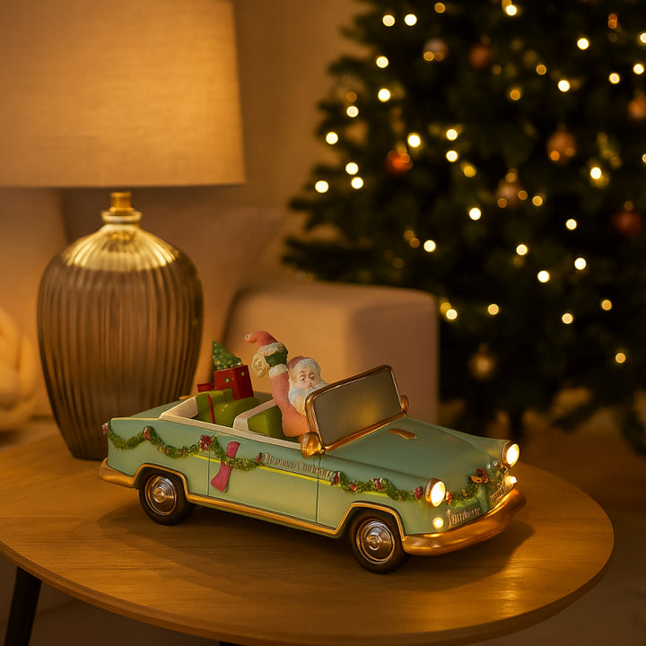 Auto Vintage Babbo Natale con led| EDG