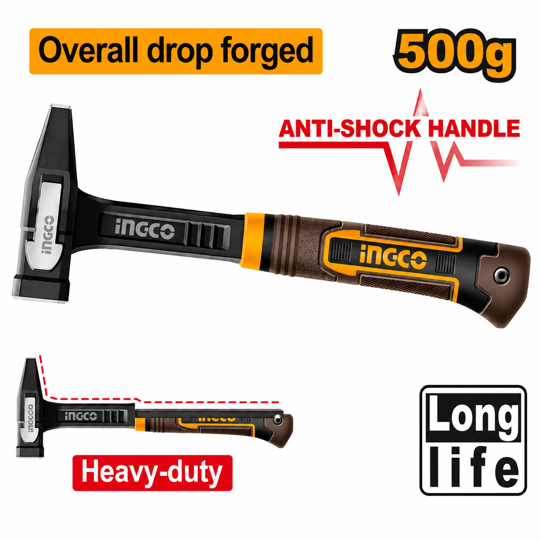 MARTELLO TEDESCO 500G IMP. ANTI SHOCK