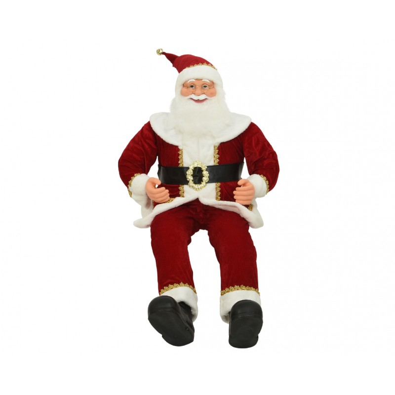 Babbo Natale Seduto H140 cm