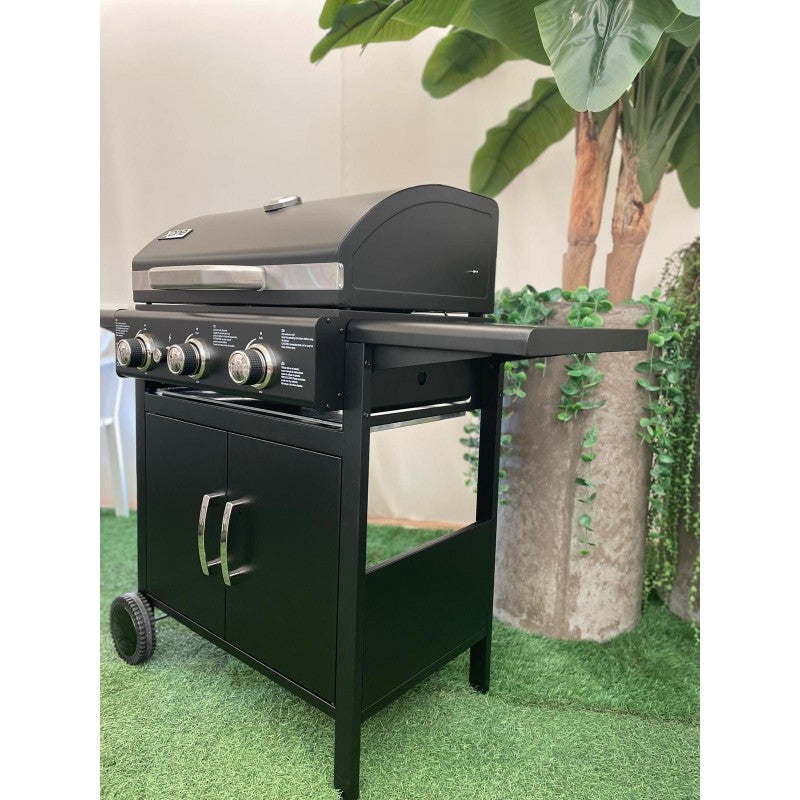 "Black X3" barbecue a gas a 3 fuochi