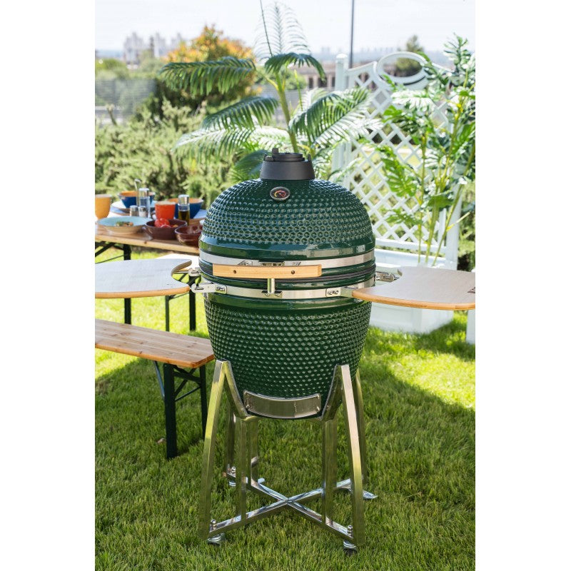 Barbecue Kamado Professionale in Ceramica – Green Kamado Chef Schingaro