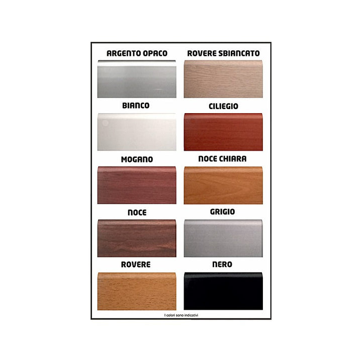 Battiscopa pvc marrone 2 m Messina