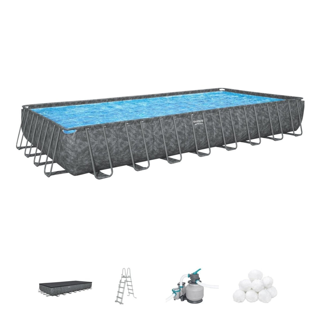 Set piscina APX 365 da 956x488x132 cm |Bestway - Perrone Shop