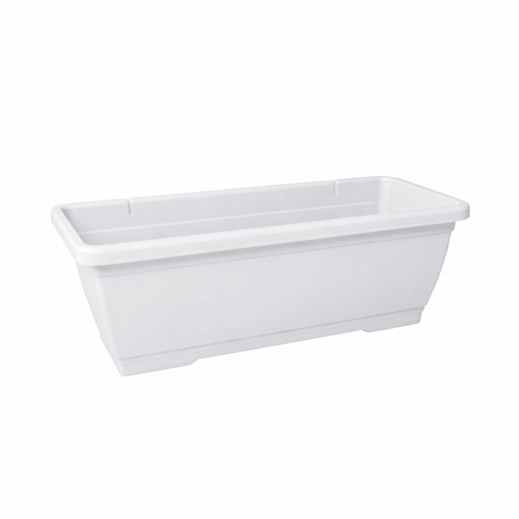 Fioriera Cassetta Primavera da balcone con sottovaso 60cm - Perrone Shop