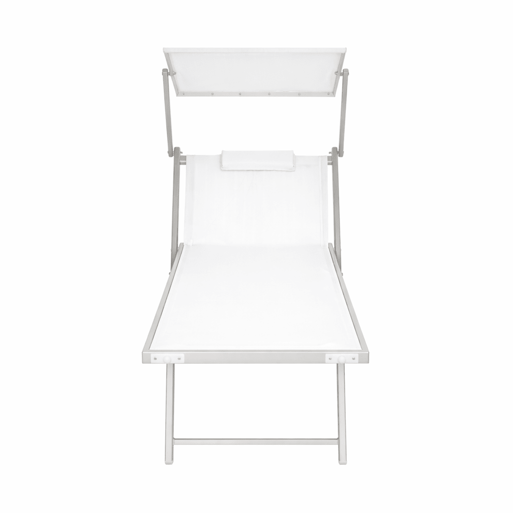 Lettino prendisole bianco Spiaggia Pro Xone - Perrone Shop