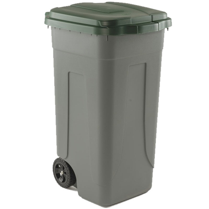 Coperchio bidone carrellato Verde 100 Lt