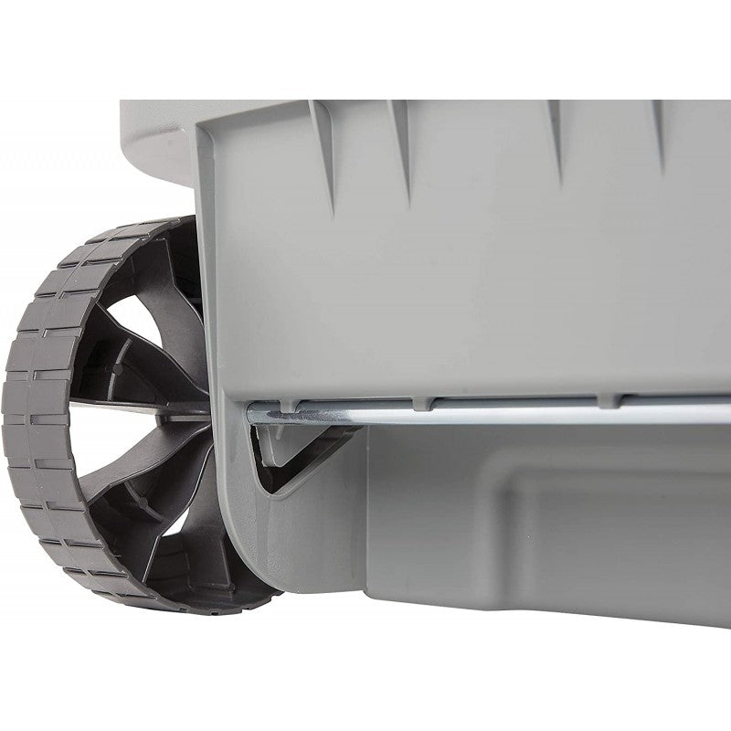 Bidone carrellato giallo 100 LT