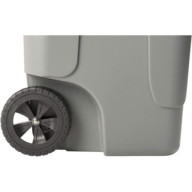 Bidone carrellato verde 100 LT