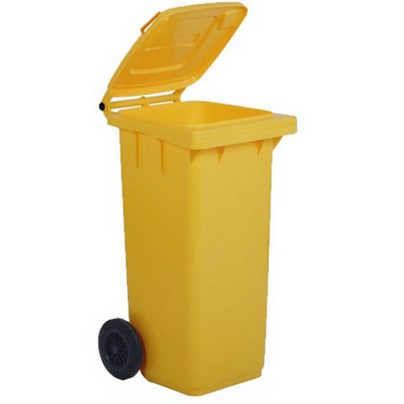 Bidone per raccolta differenziata 120 lt