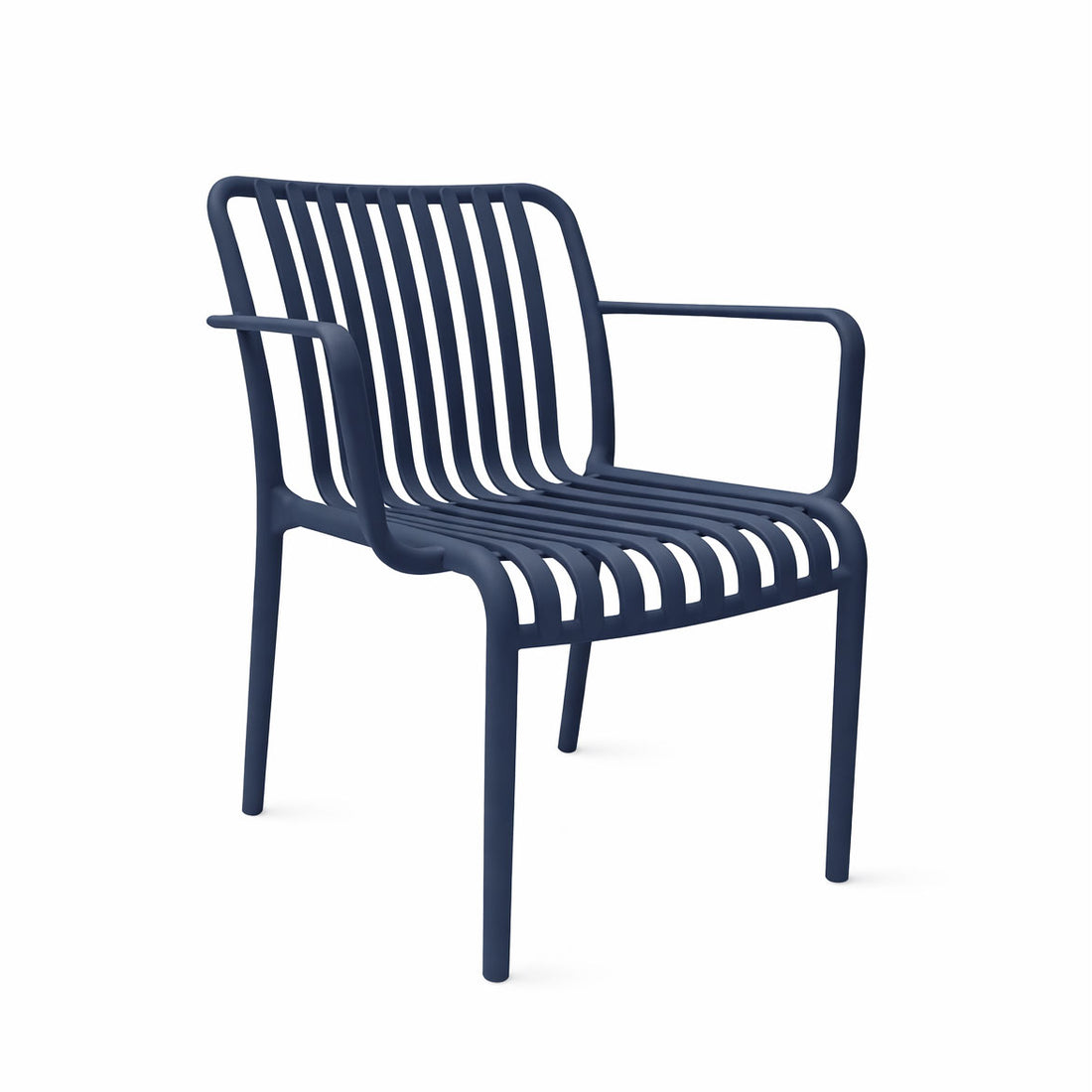 Sedia da giardino con braccioli in polipropilene colorata Ines Xone