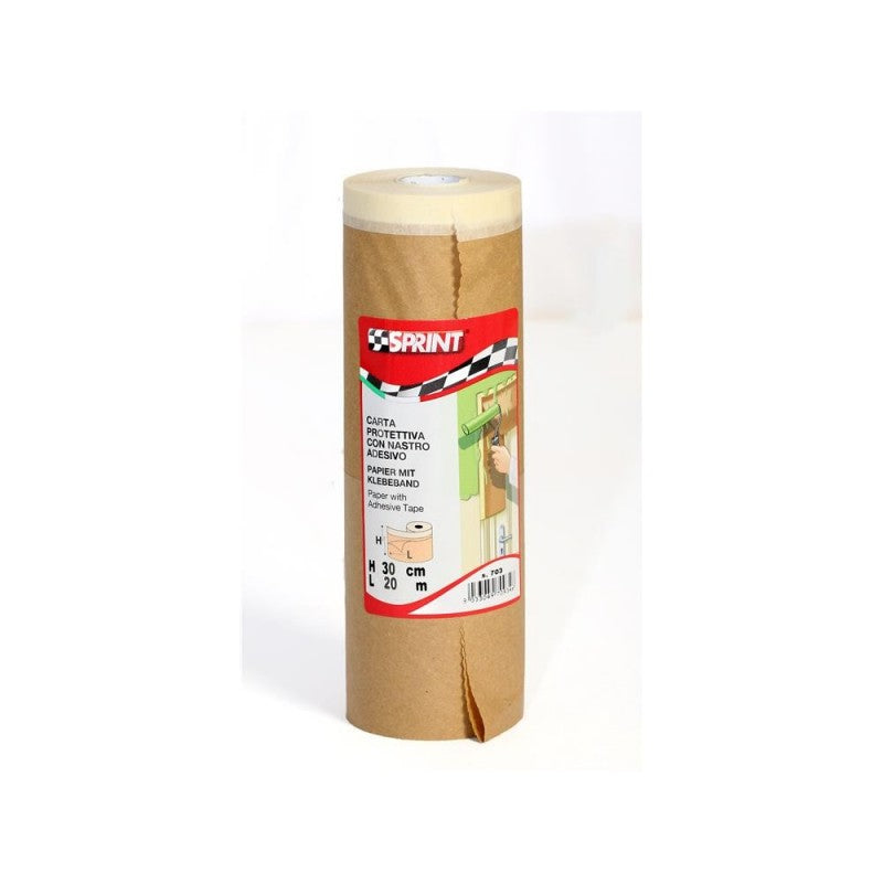 Bobinetta carta+carta adesiva cm 30x20mt