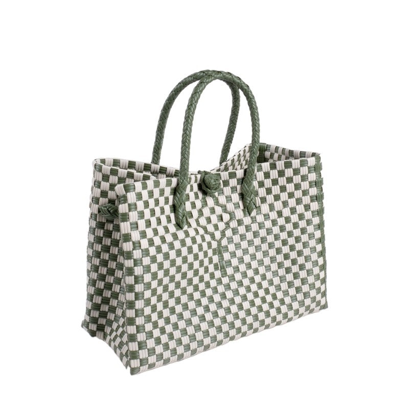 Borsa Plastificata Bicolore