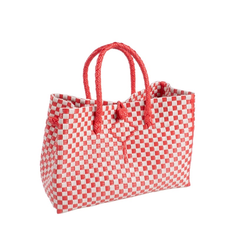 Borsa Plastificata Bicolore