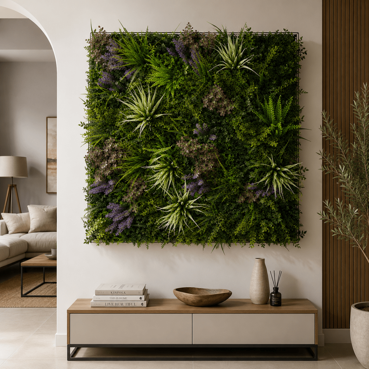 Siepe Artificiale 3D Lavanda 100x100 cm | Xone - Perrone Shop