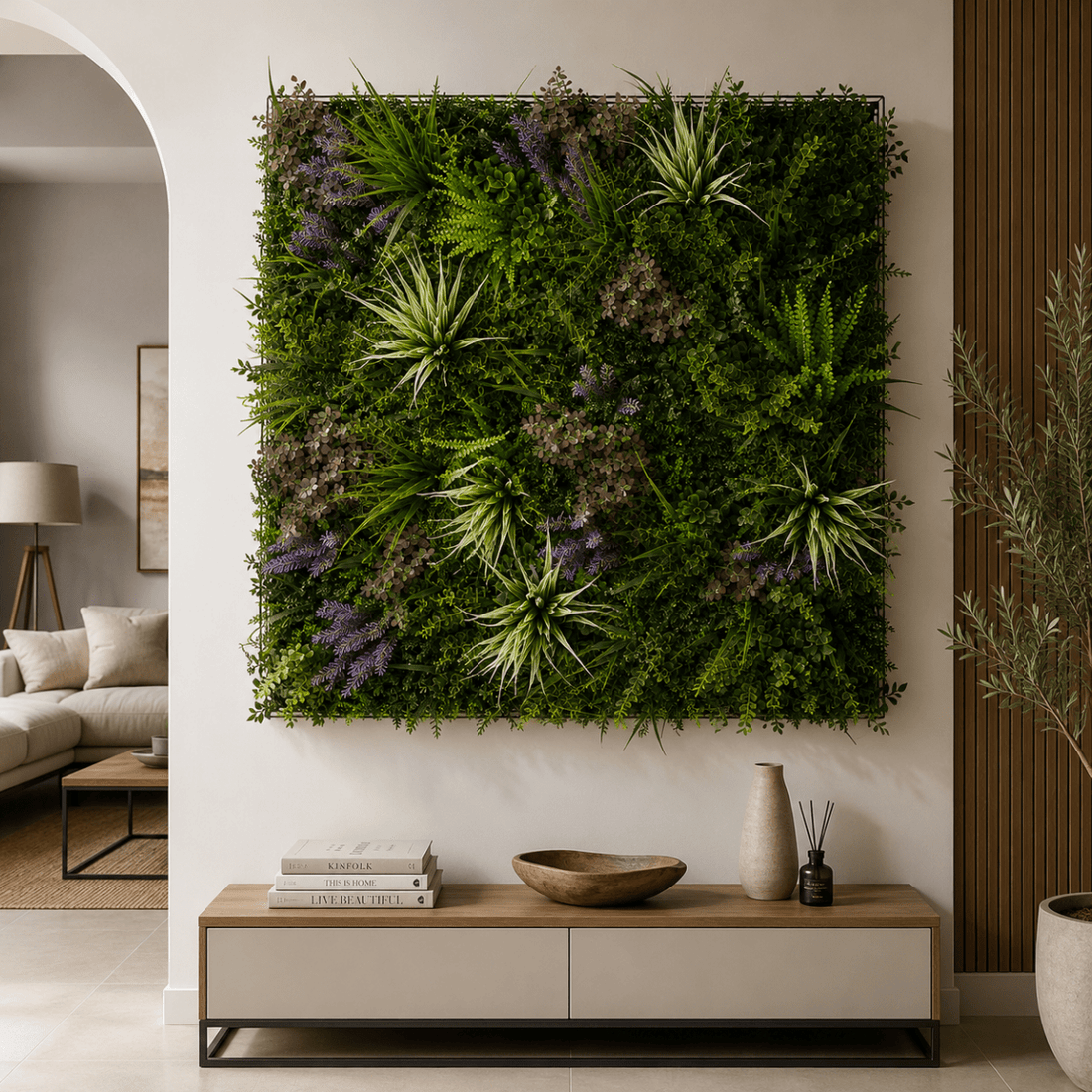 Siepe Artificiale 3D Lavanda 100x100 cm | Xone - Perrone Shop