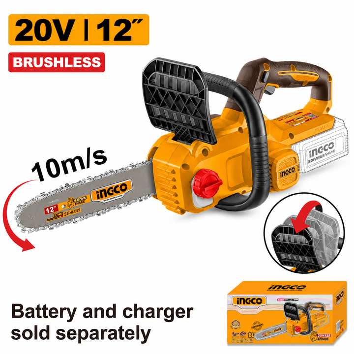 Elettrosega 20V 12POLL Brushless 10M/S nudo