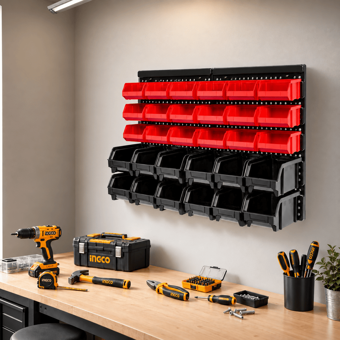 Set 30 Contenitori Portaminuteria Wally da Parete - Perrone Shop