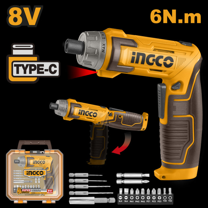 Cacciavite A Batteria 8v Ricaricabile