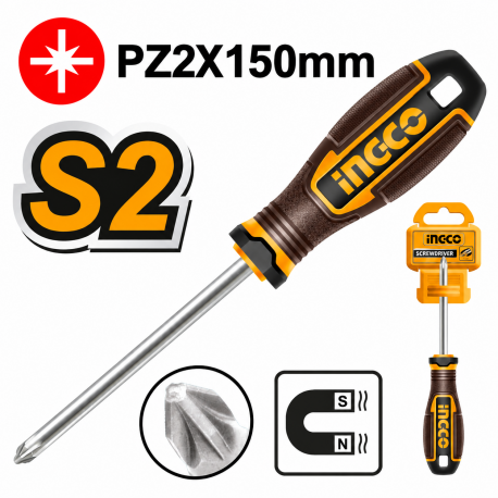 Cacciavite Pozidriv S2 2x150mm