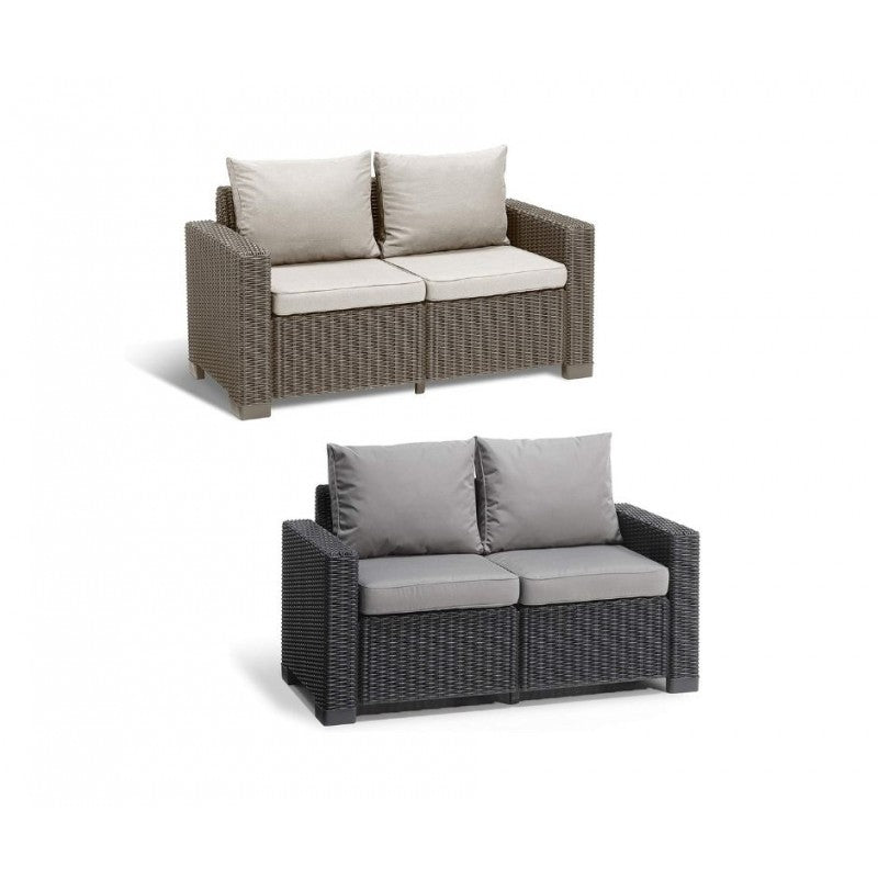 Divano California 2 posti con cuscino | Keter