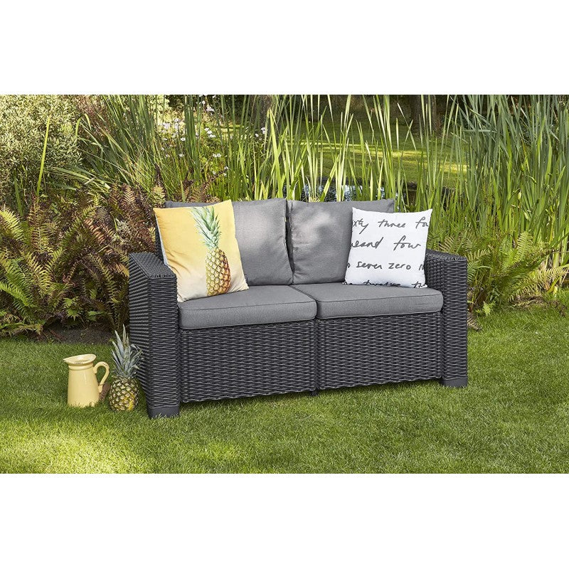 Divano California 2 posti con cuscino | Keter