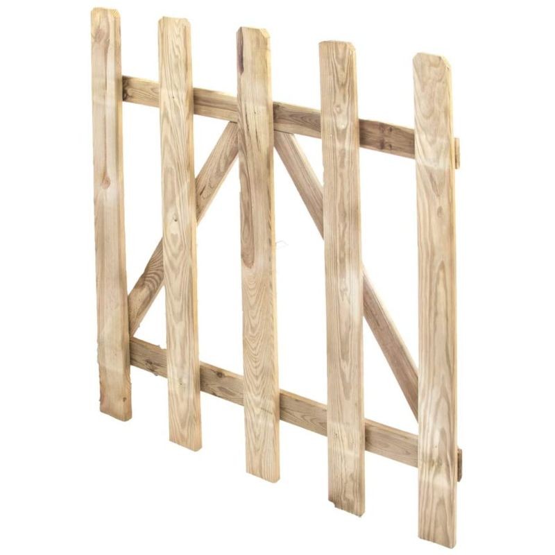 Cancello per recinzione in legno impregnato Verdelook