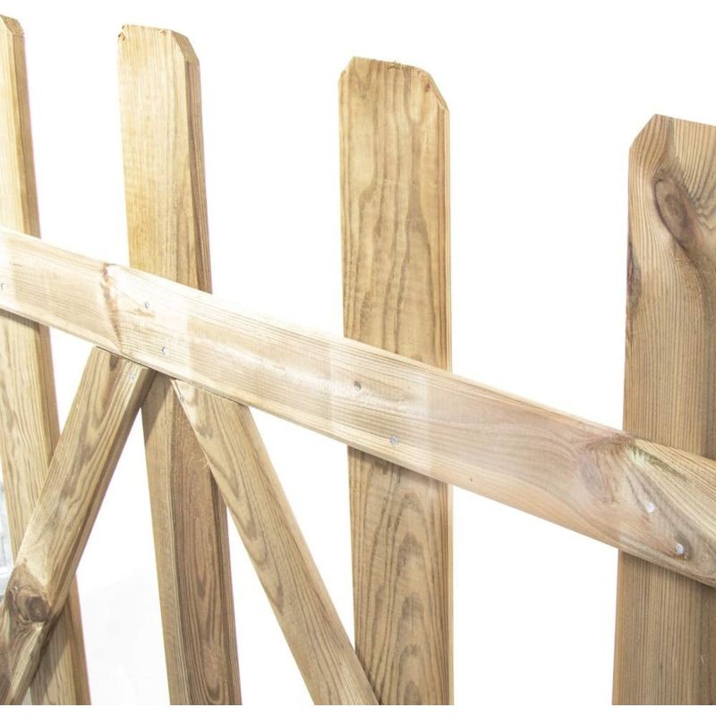 Cancello per recinzione in legno impregnato Verdelook