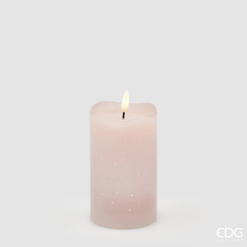 Candela Led Starry Rosa Pallido EDG
