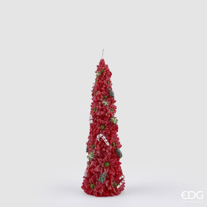 Candela Stella Natale Cono H26 cm | EDG