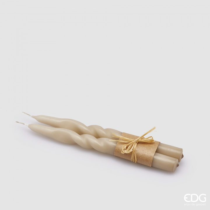 Candela Swirl 2pz - 25cm Diametro 2,2cm | EDG