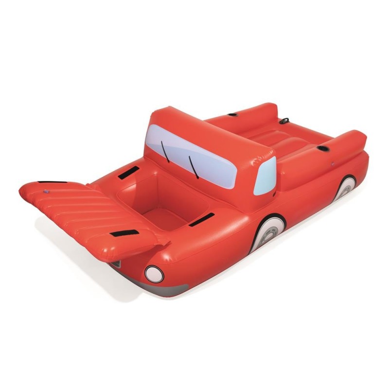 Canotto auto d'epoca con borsa frigo e porta bicchieri