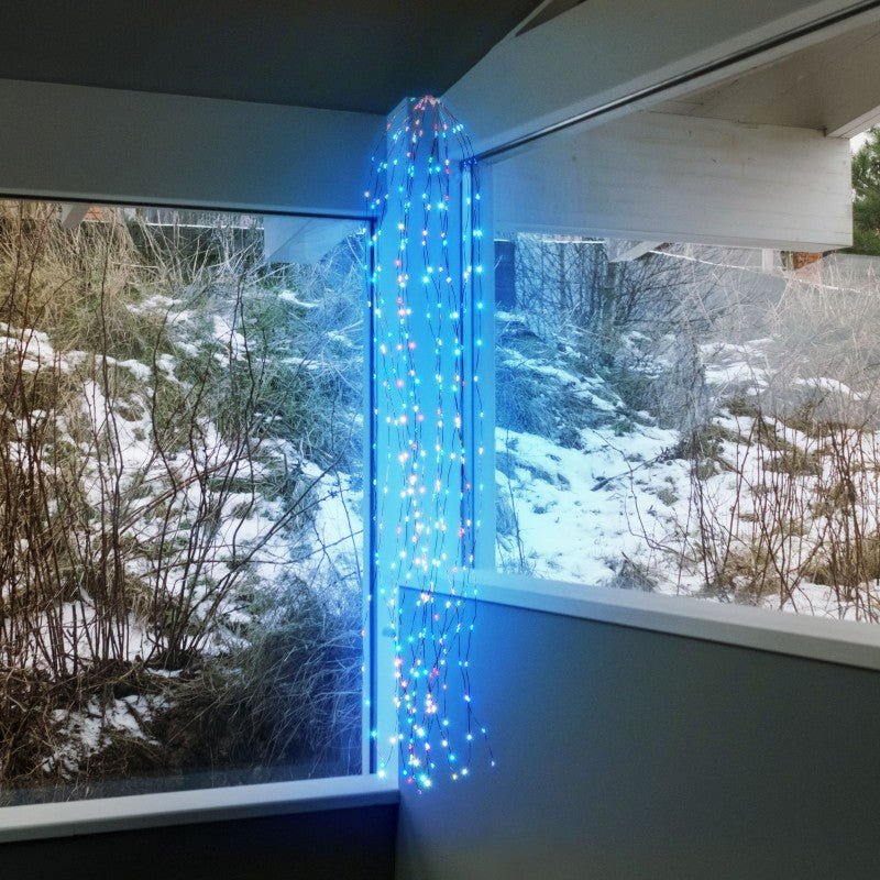 Cascata multicolor 100H con 320 microled Lotti - Perrone Shop