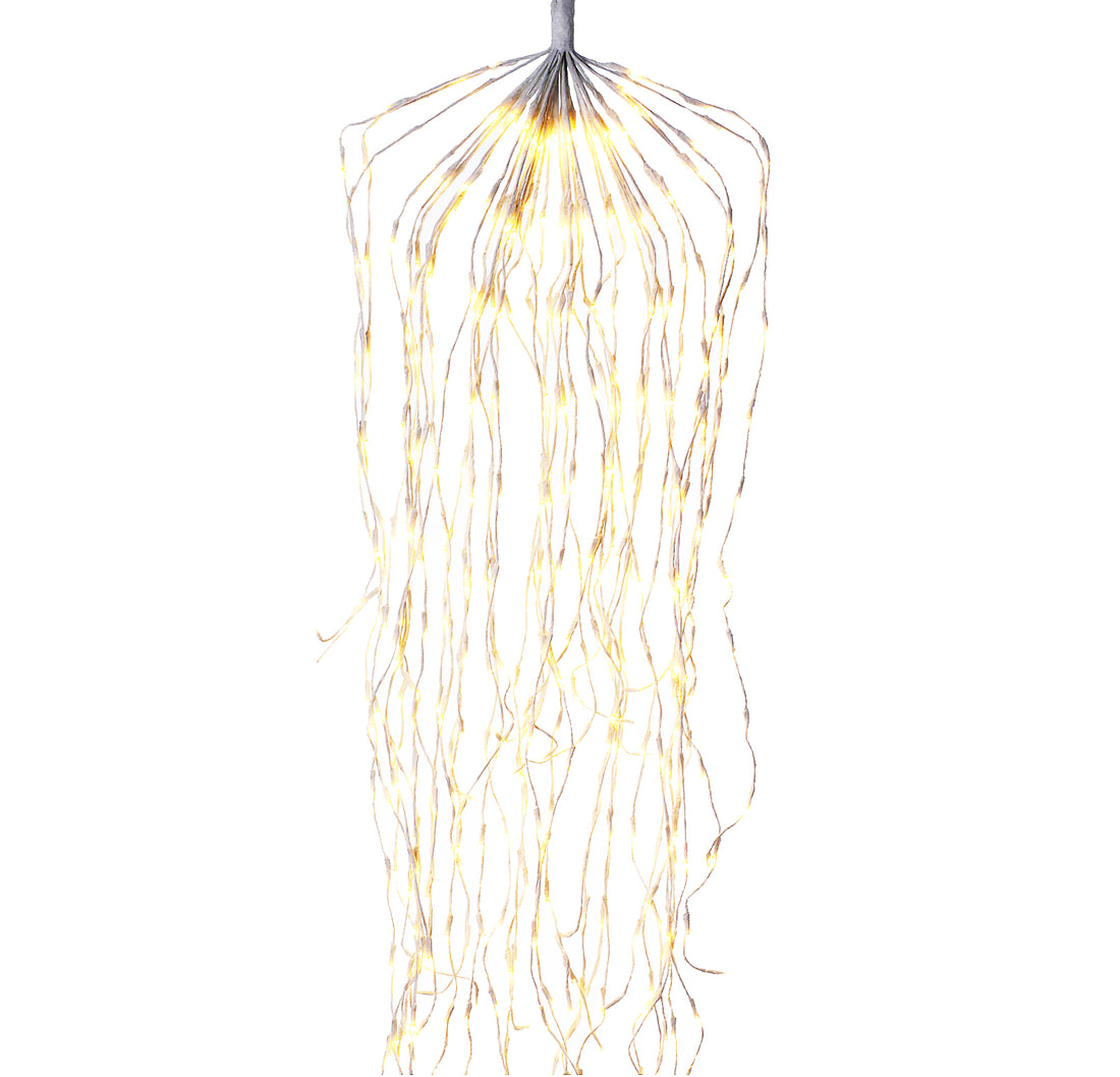 Cascata 1200 LED luce calda lunghezza 300cm