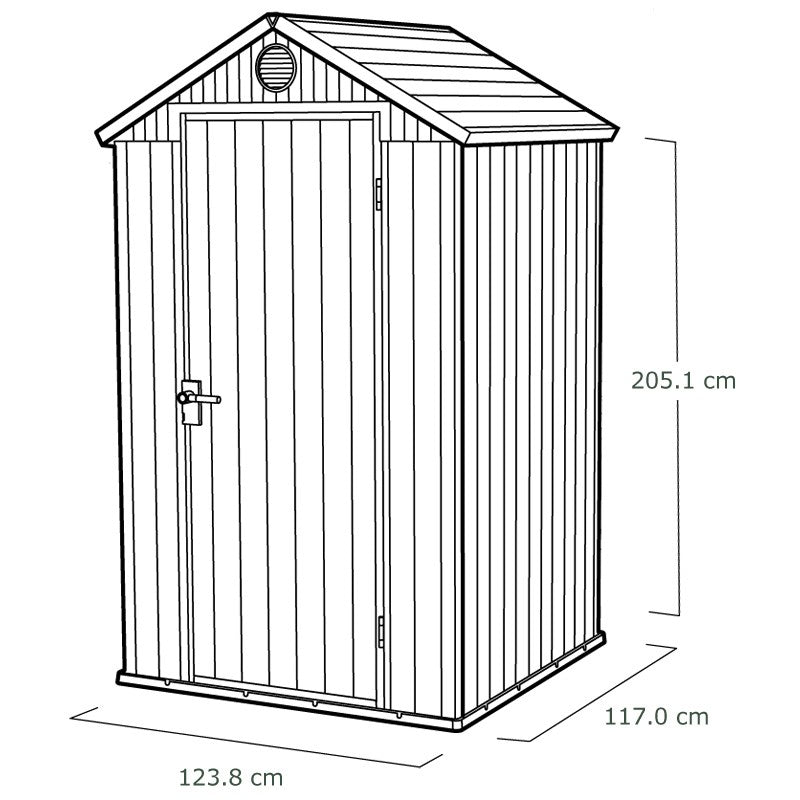 Casetta Darwin 4x4 Evotech Verde | Keter