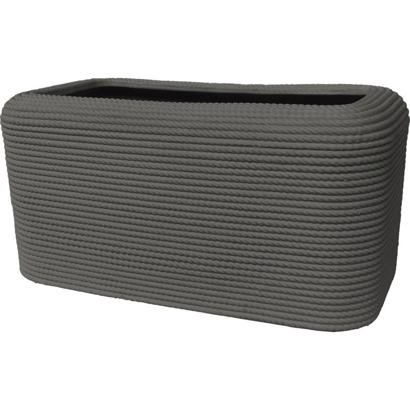 Vaso Cassetta Bali effetto corda 80 cm