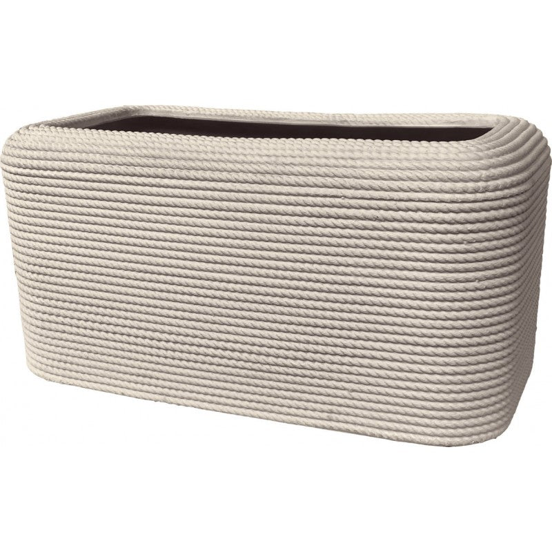Vaso Cassetta Bali effetto corda 80 cm