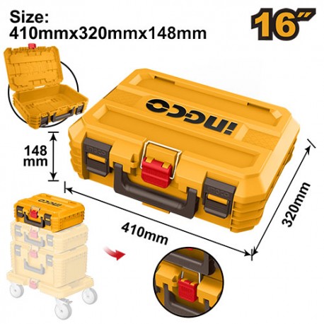 Cassetta Porta Utensili Impilabile 16" / 19" in Plastica PP