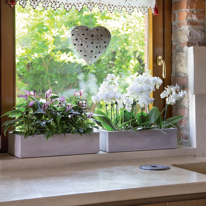 Cassetta Minos cenere 45cm