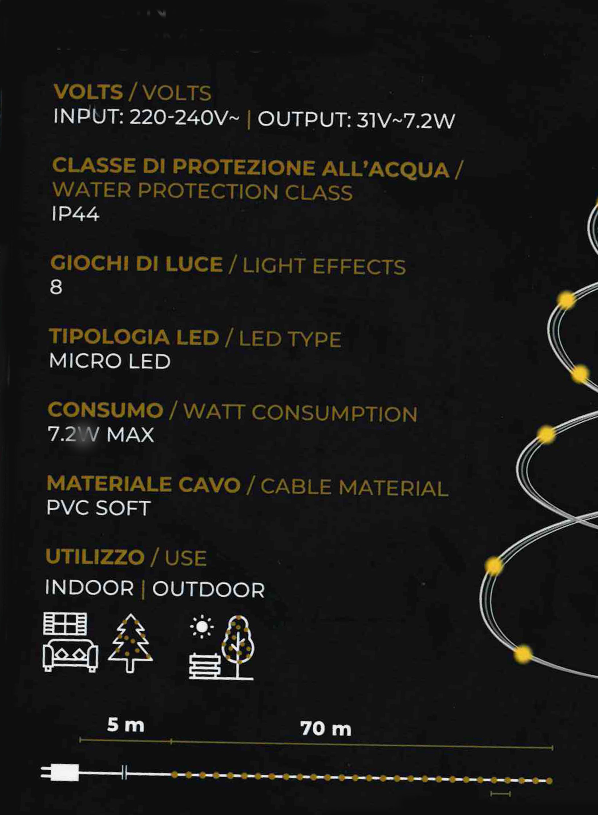 Luci LED per albero di Natale | Xone